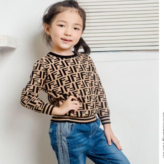 Baby pullovers hot selling Autumn and Winter Sweater Pure Cotton Round Neck Sweater Children Kids Knitted Clothes