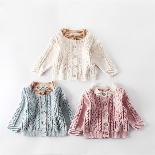 Baby Cardigan Autumn Winter Toddler Baby Sweater Cotton Newborn Boys Girls Sweaters Knitted Sweater Jacket Coat Clothes