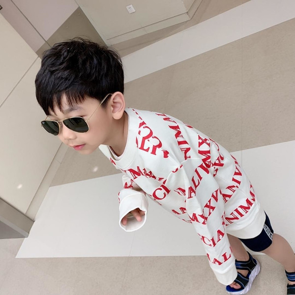 suits piece two Children sweater wear fashion casual boy Cute Kids long Sleeve Floral Pullover Summer autumn winter warm Baby Clothes