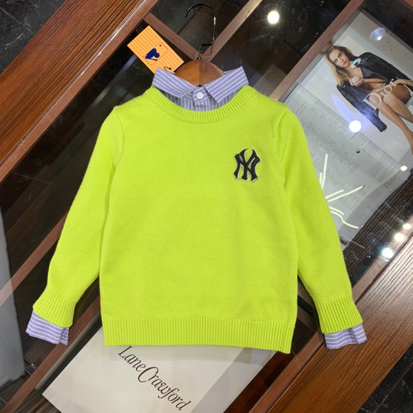 Boy pullover top quality WSJ000 warm casual with box # 121256 w03