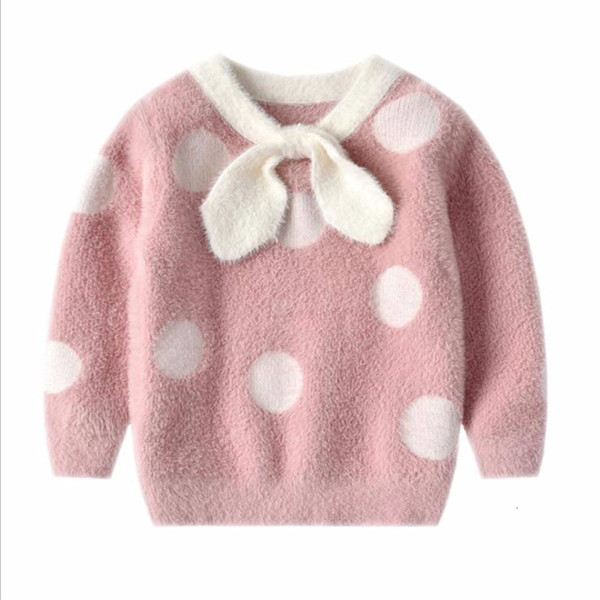 Knitted Girls Sweater Cute Princess Children Clothes Pattern Boys Soft Wool Sweaters for Baby Kids Warm Tops Winter Clothing