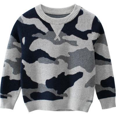 Children Luxury Sweaters Kids Pullover Clothing Boys and Girls Camouflage Sweater Children Casual Tops Warm Keeping 2019 Winter New Trend