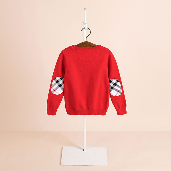 2019 autumn and winter children's clothing children long-sleeved sweater angora sweater round neck pullovers England