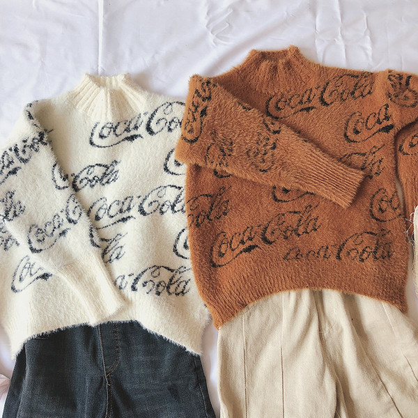 Kids Designer Sweaters Active Letter Printing Pullover for Boys Fashion Half High Collar Sweater Kids Clothes Wholesale 2019 New 3 Color