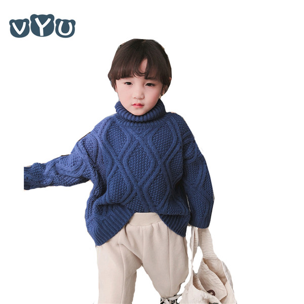 Yrs2019 Kids Girls Sweater Infant Knitted Sweater Children Long Sleeve Cardigan Clothes Solid Color Pullover 1~8Yrs