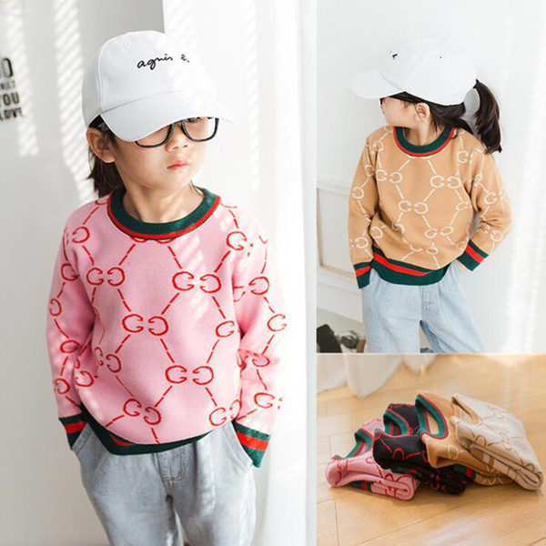 Spring Autumn Baby Girls Sweater High Quality Kid Warm Knitwear Sweaters for Girl Knitted Sweater Pullover Clothes