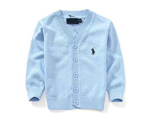 children knit cardigan kids 100% cotton knit jacket coat baby girl sweaters outerwear children clothes boy knitting sweater coat