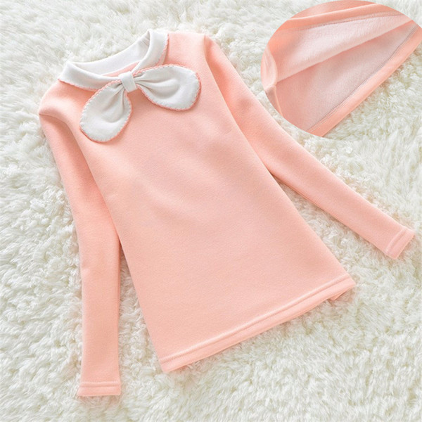 good quality Girls Clothing 2019 Winter Pullover Children Sweaters Girls Long Sleeve Outerwear O-neck Kids Clothes 4 color 3-8Y