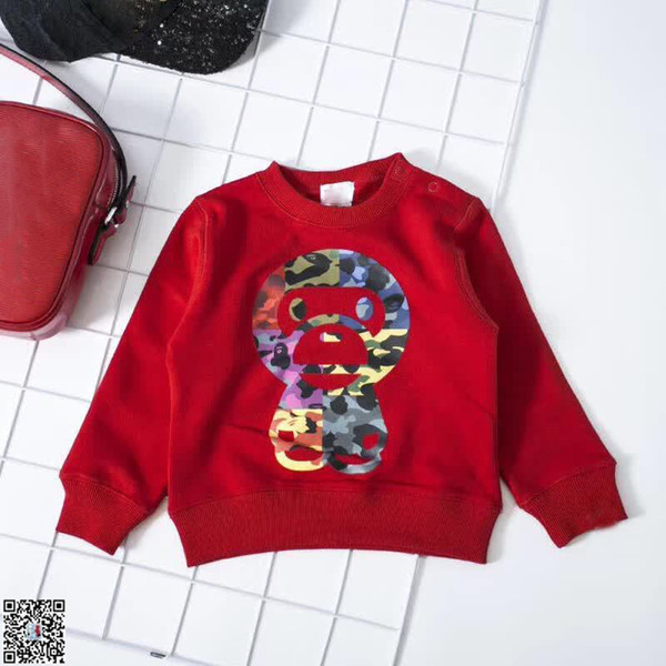 2019 new boys and girls casual sweater spring and autumn explosions fashion print Logo designer sweater