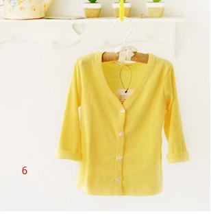 Hot Sale Children Cardigan 10 Colors Baby Autumn Children Sweater Soft Cotton Thread Joker Cardigan