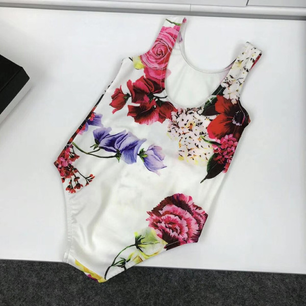 Kids Bathing Suits Girls One-piece Bikini 2019 children Summer flowers bikini for girls swimsuit