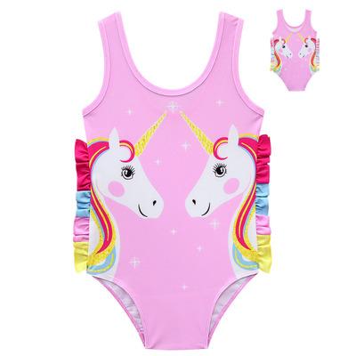 Unicorn unicorn unicorn girls cartoon cute swimwear manufacturers direct sale 8048