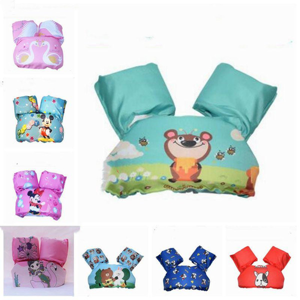 Kids Lifejacket Baby Arm Ring Life Vest Floats Foam Safety Jacket Cartoon Pool Water Lifejacket Children Swimsuit CFYZ128Q