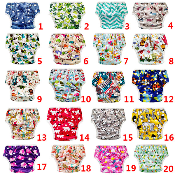 20 Colors Unisex One Size High Quality swim diaper baby boy girl swimsuit waterproof swimwear swimming pool special adjustable