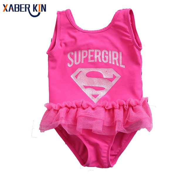 Girls swimwear one piece girls swimsuit children swimming Suit One Piece Swim Wear Children Swimming SW627-CGR1