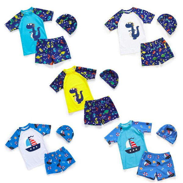 5 style Children's Swimsuits Boys Swimsuit Baby Boys Cartoon Swimsuit Sets Kids Swimwear Sunscreen Two-Pieces swim