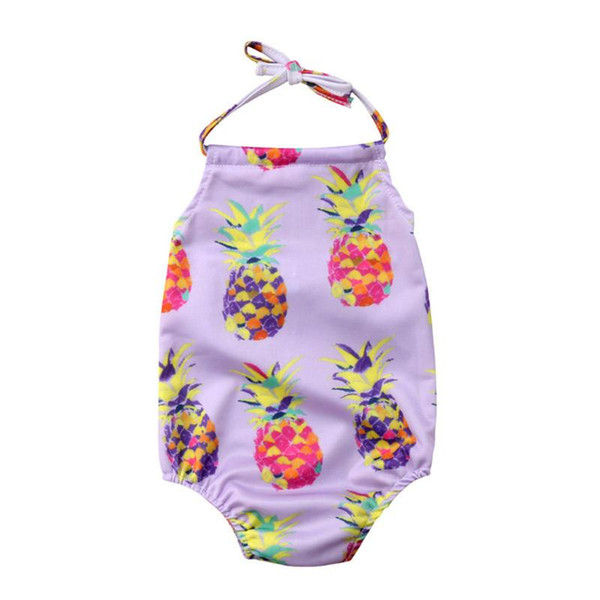 TELOTUNY 2020 Children Kids Girls Sleeveless Suspender Bikini Beach One Piece Swimsuit Swimwear Swimming Costume Summer Cute