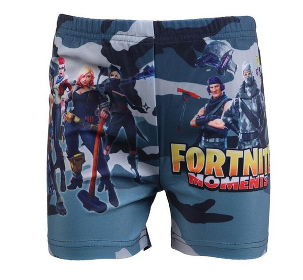 ins hot sale new design boy swim short fortnite moments kids shorts children cartton prints shorts