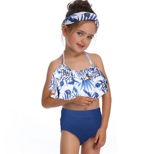 Online Shopping Free Shipping Toddler Kid Baby Girls two-Piece Bikini Swimwear Bathing Suit Swimsuit Summer Beachwear