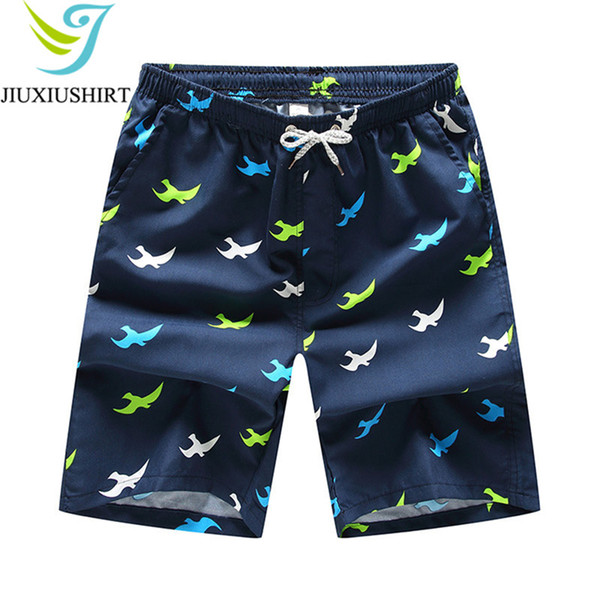 Men Printed Beach Shorts Quick Dry Running Swimwear Swimsuit Swim Trunks Beachwear Sports Shorts Board Shorts Plus Size