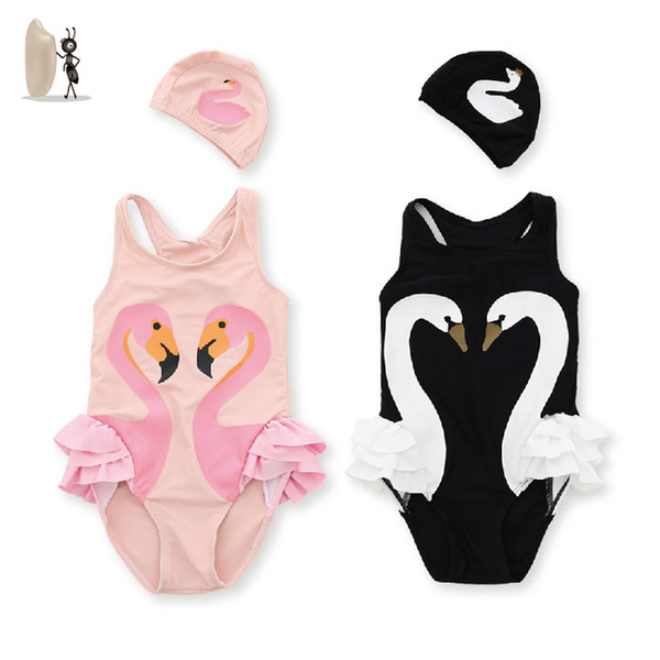 Baby Swimsuit Miss Swimwear With Cap Swimsuit From A Baby Swimwear Swim Clothes For Children Swimming clothing sets