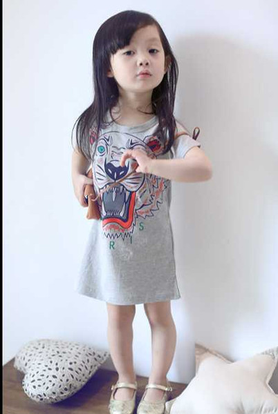 2019 New Children's 2 Pieces Clothing Summer Girls Sleeveless Letter Love Flower Vest Short Skirt Set Kids Clothes Suit