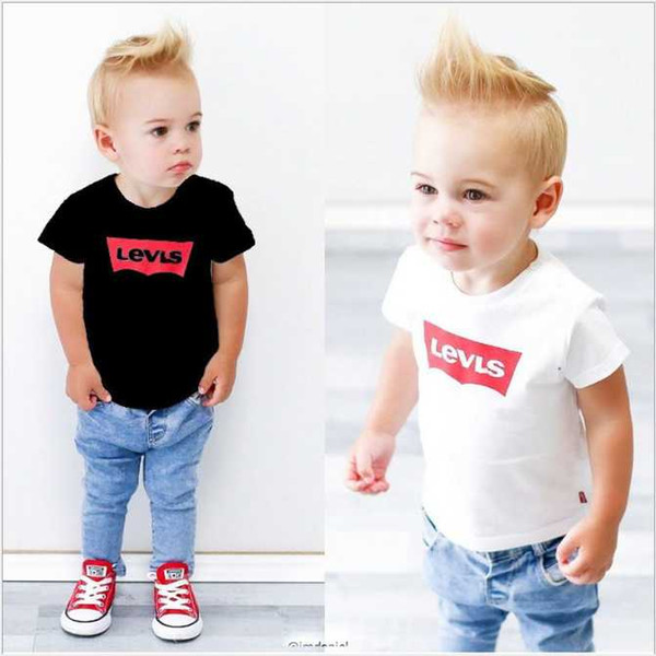 Boys Girls T Shirt Kids Summer Tops Clothes 0-7 years