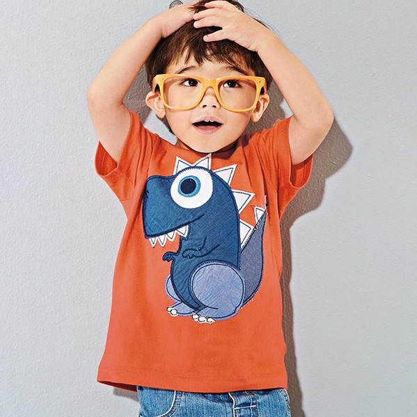 size2 3 4 5 6 7casual t shirt dinosaur shirts and t-shirts for boys cotton o neck t shirts for boys toldder 18M-6Years children costumes