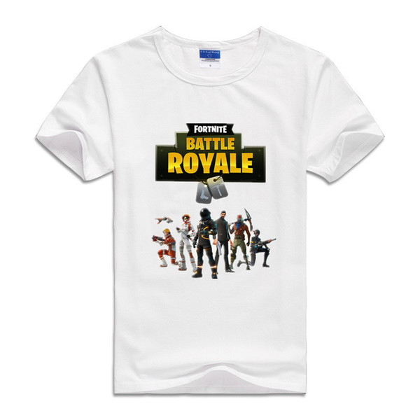 2019 Kids Battle Royale T-shirt Costume Boy Girls Fortnight T Shirt Costume Children Short-Sleeved Fortnight Shirt Tops Kids Tee