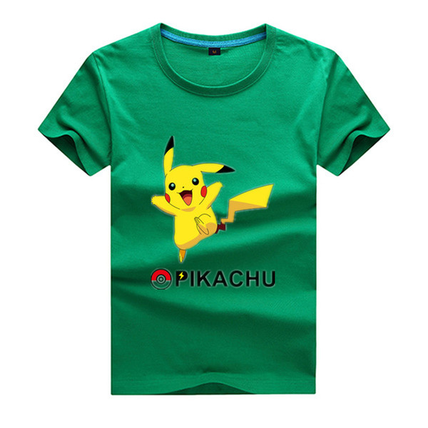 Gododomaoyi New brand Summer New Anime Pika Children T-Shirts Boys&Girls Infant Clothes Cartoon japan for brothers Casual Active