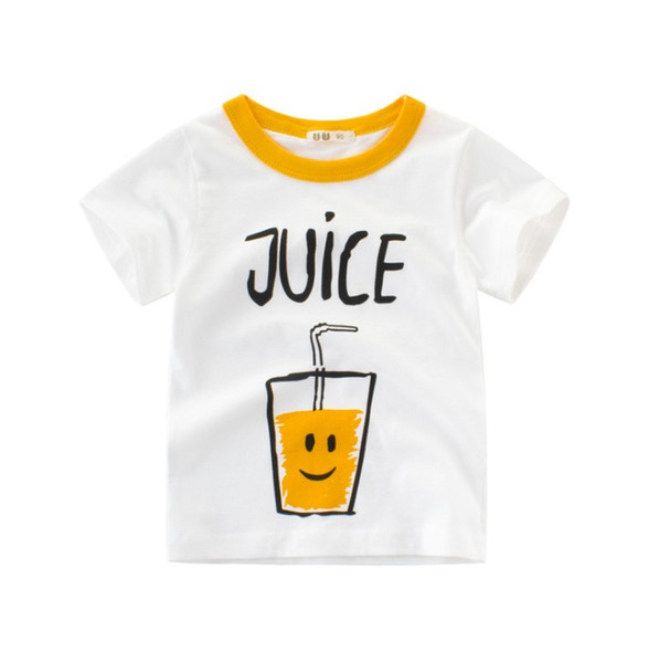 ins hot sale baby boys children's clothing summer 2019 new boy t shirt baby bottoming shirt children