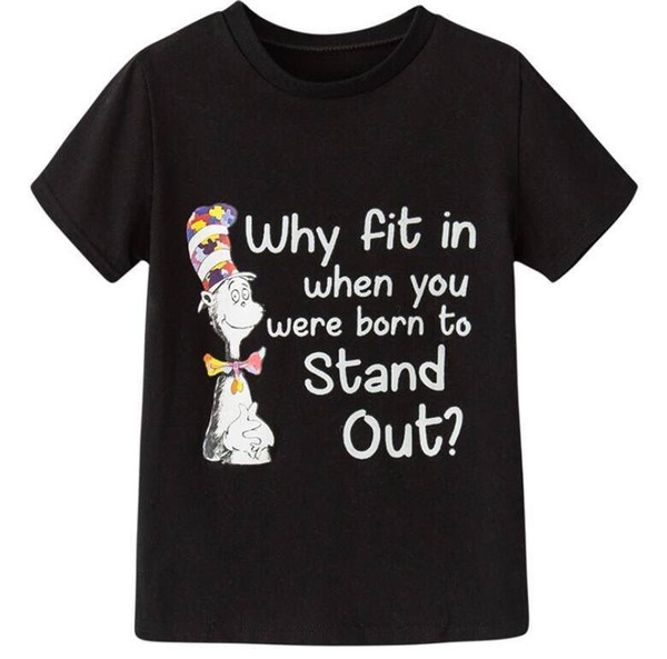 baby boys boutique shirts clothing children kids christmas why fit in when you were born to stand out short sleeve tee