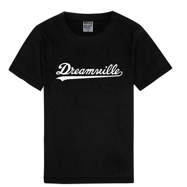 free shipping high quality J.cole t-shirts kids t shirt children T-shirt lovely Dreamville printed tshirt 100% cotton 4 color