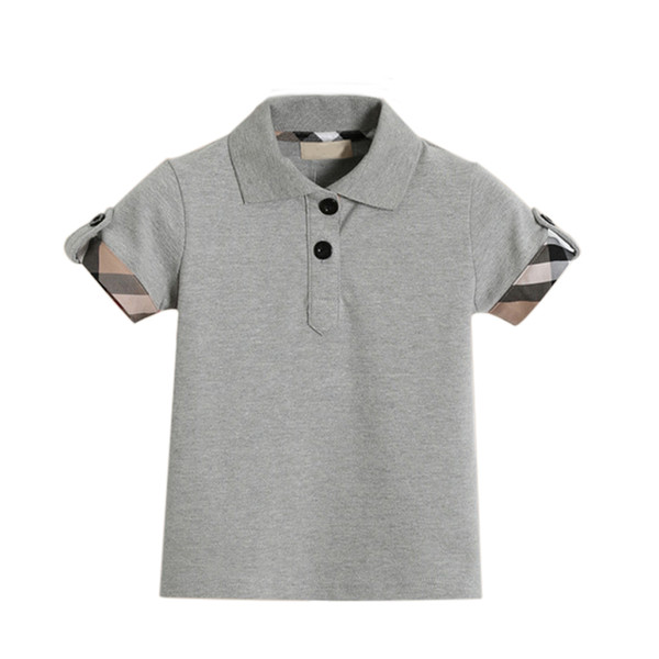 2018 Turn -Down Collar Clothing Boys T -Shirt Tops Breathable Summer T -Shirts Baby Boys For 1 -6 Years Old Polo Shirts Boys Clothes