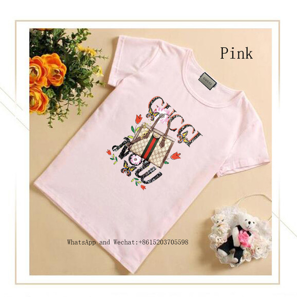 Girl Summer Wear Short Sleeve T cute T-shirt Middle-sized And Small Children Fashion Korean Edition Jacket Tide