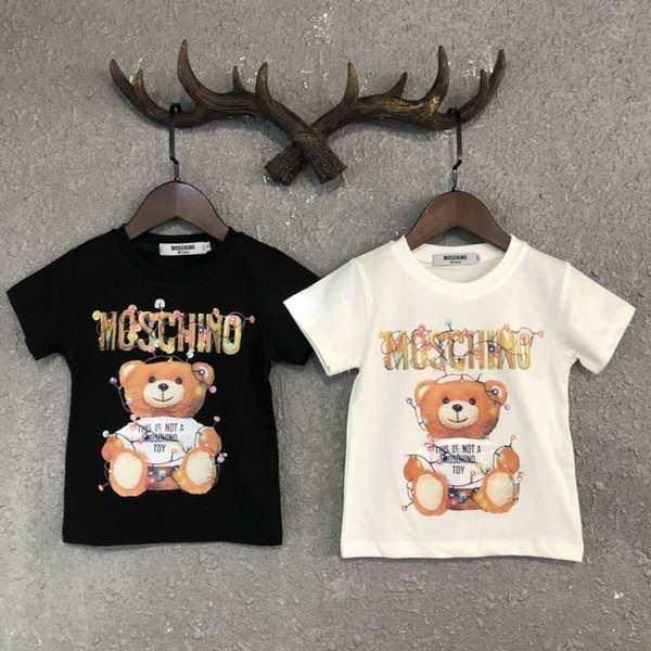 Kids Designer Clothes Girl Baby Boy Fashion Print Cotton Clothes Designer Mens Designer T-Shirt Breathable Fashion Brand Luxury D-2