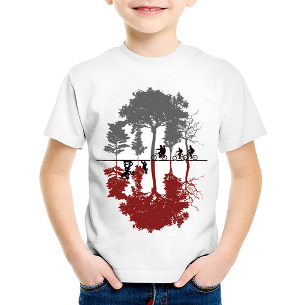 Children Fashion Print Stranger Things Will's Message T-shirts Kids Summer Clothes Casual Tops Baby Tees For Boys/Girls,HKP5061