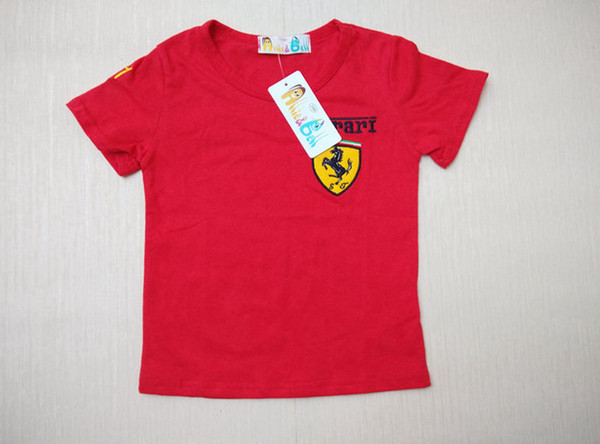 boy girl leisure short sleeve car logo kids t-shirt children t shirts New 2019 children tshirts wholesale Free shipping