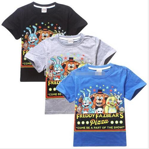 2015 new Five Nights at Freddys children T- shirts boys tees tops kids t shirts child clothes short sleeve clothing