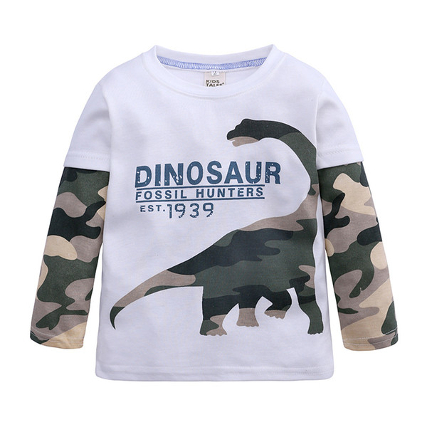 2018 Boys T Shirts Spring Summer Autumn T-shirt For Girl Cartoon Kids Tops Cotton Children Tee Baby Children Clothing