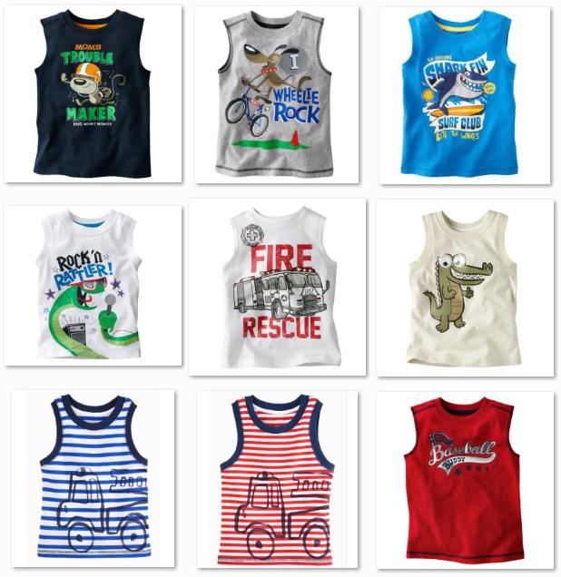 2018 Summer Sleeveless Boys T shirts Children Tank Tops Singlet Retail 1pcs/lot Vest Dropship