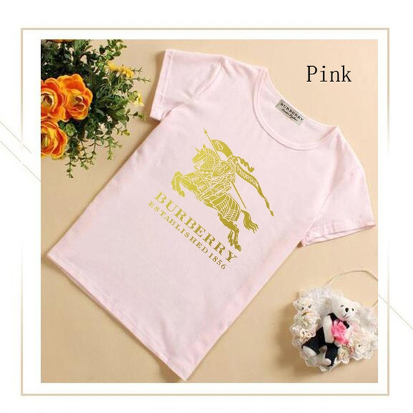 Summer 2019 New Pattern Korean Version Of Cotton Children's Clothes Short Sleeve T cute T-shirt