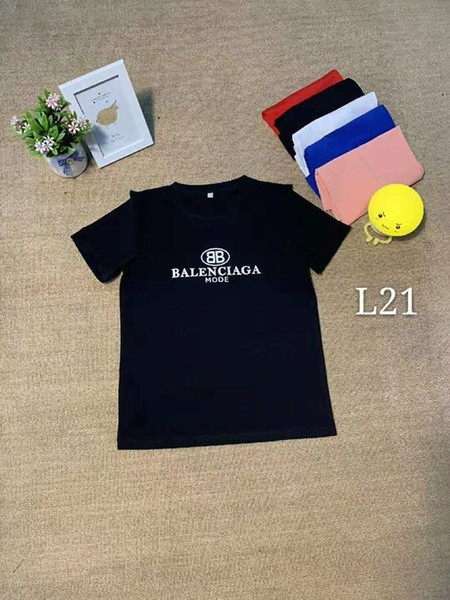 Bal summer new children's fashion t-shirt comfort upper body handsome sleeveless white bb letter pattern