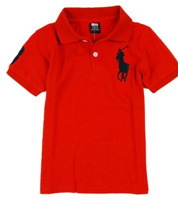 2019 Fashion Kids Polo t Shirt Children Lapel Short sleeves T shirt Boys Tops Clothing Brands Solid Color Tees Girls Classic Cotton T shirts