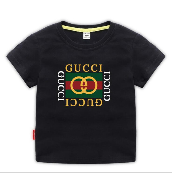 2019 New Designer Brand 2-9 Years Old Baby Boys Girls T-shirts Summer Shirt Tops Children Tees Kids shirts Clothing A01