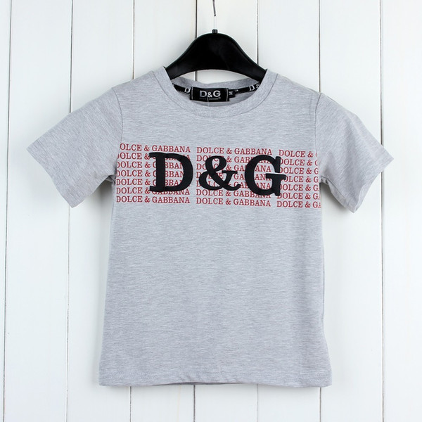 Boy Short Sleeve T Shirt 2018 New Pattern Round Neck Popular Pure Cotton Summer Wear European Style Children Dresses
