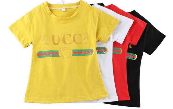 New 2018 Cartoon T-shirts Costume Clothing Children T Shirts Fashion Design Kids Clothes