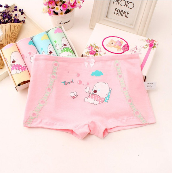 free shipping baby underwear girl boxers cotton shorts cartoon Panties lovely design 10 pics a lot wholesale 1-001x1
