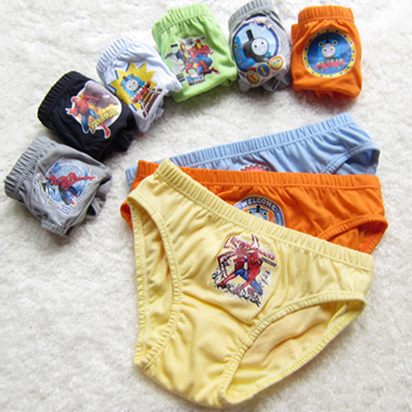 3T-12T boy underwear, pure cotton cartoon Kids underwear Mixed wholesale