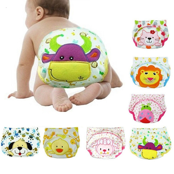 Children Cartoon Potty Leak-proof Diapers Training Pants Cotton Panties 80 90 100 Cm Briefs Newborn Underwear For Baby Boy SH190916